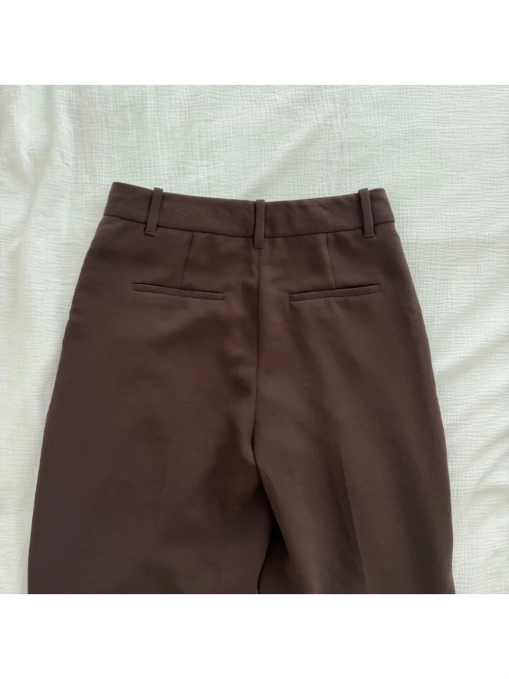 Aritzia The Effortless Pants Rich Mocha Brown size 4 - Picture 6 of 8